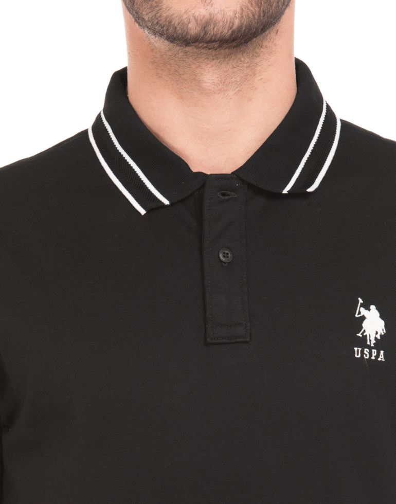 U.S. Polo Assn. Men Casual Wear Solid T-Shirt